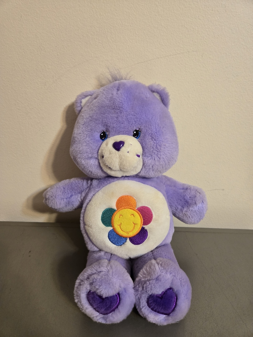 Vintage Care Bears Harmony Bear Talking 13" Plush Toy
